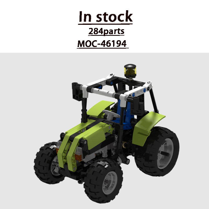 Urban Farming Agriculture - MOC-46194 Urban Farm Landbouwtractor Bouwsteenmodel 284