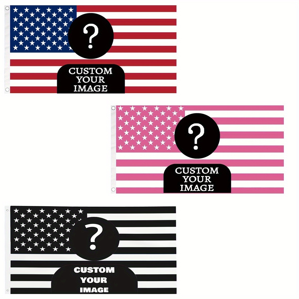 Farming And Agriculture - 1pc aangepaste klassieke roze/zwarte Amerikaanse vlag,