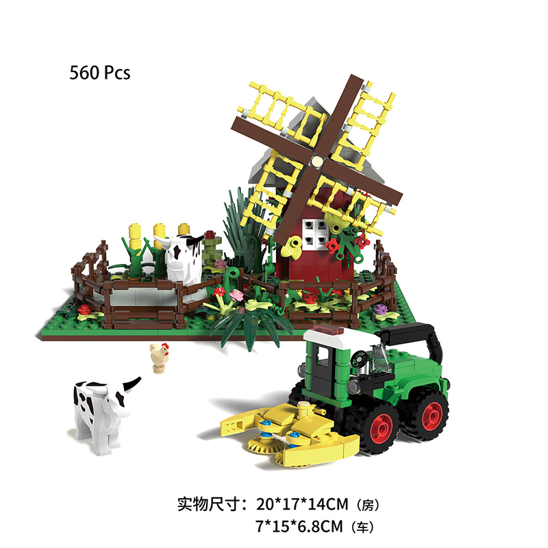 Is Farming Under Agriculture - Happy Ranch MOC Bouwstenen Speelgoed Boerderijscène