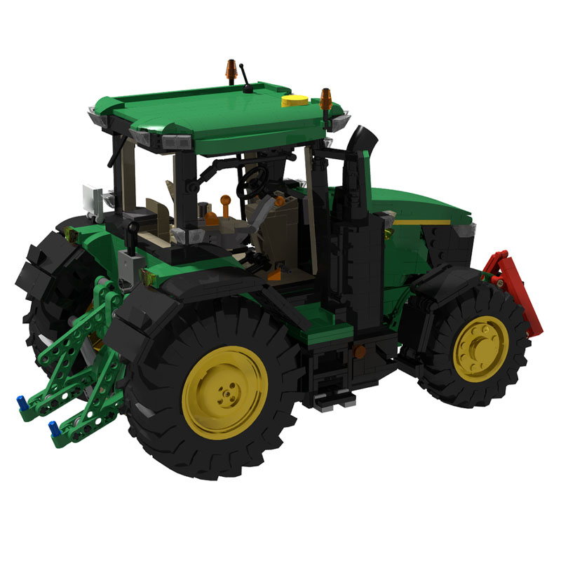 Urban Farming Agriculture - MOC-231420 Urban Farm Landbouwtractor Bouwsteenmodel 1984