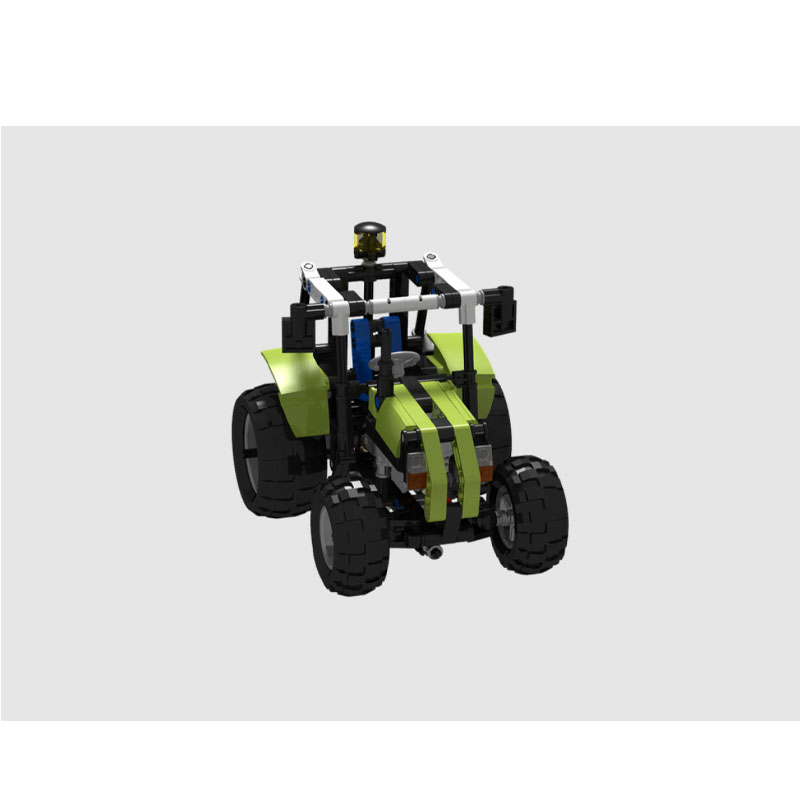 Urban Farming Agriculture - MOC-46194 Urban Farm Landbouwtractor Bouwsteenmodel 284