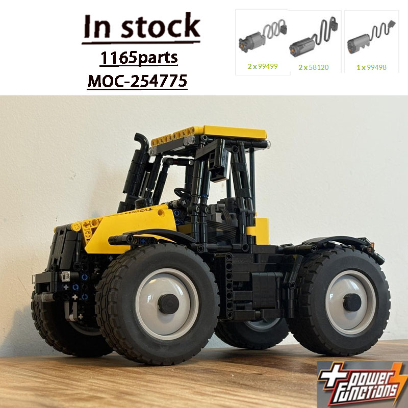 Urban Farming Agriculture - MOC-254775 Urban Farm Agriculture Geel-zwarte tractor