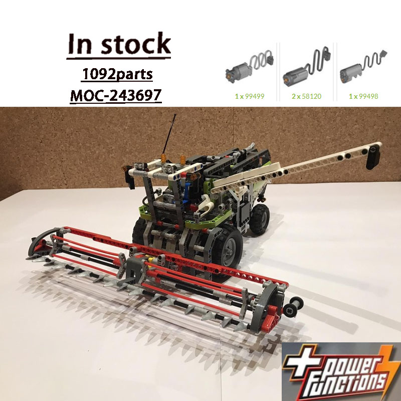 Urban Farming Agriculture - MOC-243697 Urban Farm Landbouwmengmaaier Bouwsteenmodel 1092