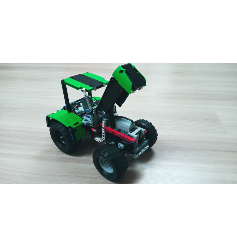 Urban Farming Agriculture - MOC-80667 Urban Farm Landbouwtractor Bouwsteenmodel 563