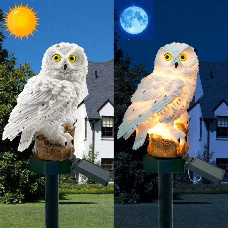 Solar Owl Statue Garden Light  - Farming And Agriculture recensie en prijs