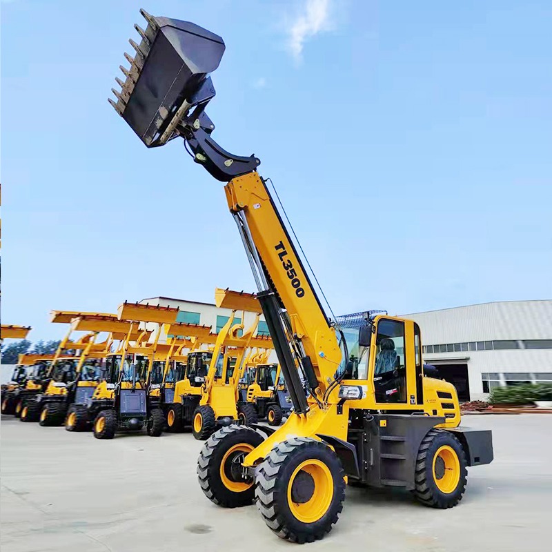 4WD Mini-voorlader Wielmachine - Farming Agriculture Project recensie en prijs