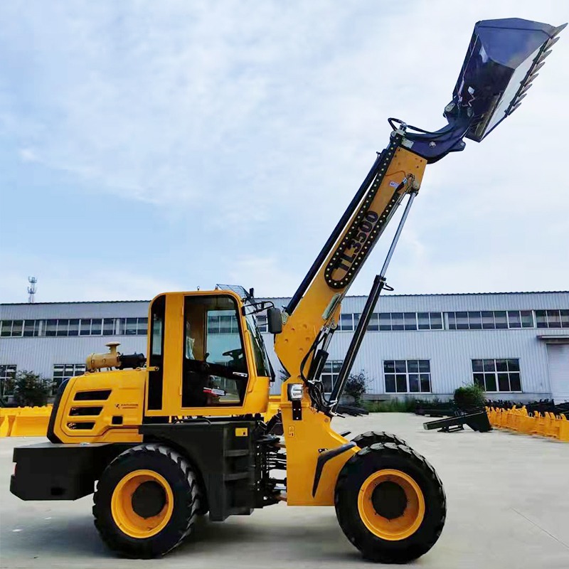 4WD Mini-voorlader Wielmachine - Farming Agriculture Project recensie en prijs